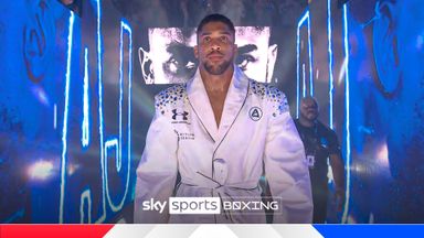 'Oh, Anthony Joshua!' | AJ makes EPIC Rocky-themed Wembley ring walk!