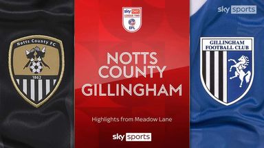 Notts County 0-1 Gillingham