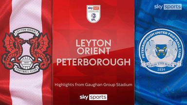 Leyton Orient 2-2- Peterborough 