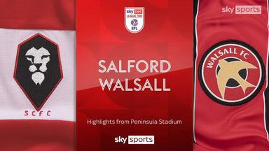 Salford 0-2 Walsall