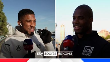 'No words, just punches!' | AJ and Dubois give early fight week thoughts!