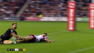 A BIG try! Burgess touches down to give Hull KR breathing space