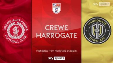 Crewe 3-0 Harrogate 