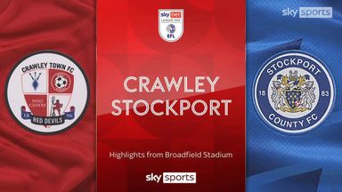 Crawley 1-1 Stockport 