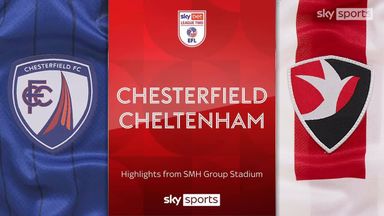 Chesterfield 1-1 Cheltenham