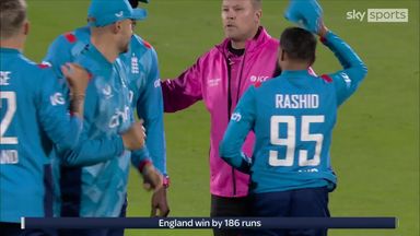 Rashid takes final wicket as England win fourth ODI against Australia