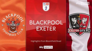 Blackpool 2-1 Exeter