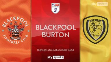 Blackpool 3-0 Burton