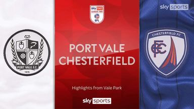 Port Vale 1-0 Chesterfield