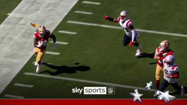 Official strikes 49ers player with penalty flag!