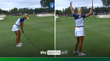 'Perfect!' | Nordqvist's stunning hole out for eagle!