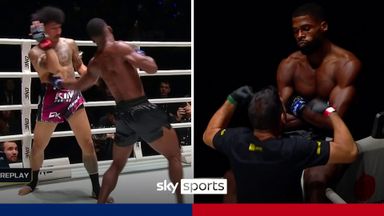 'Out of nowhere!' | CRUNCHING body-shot knockout! 