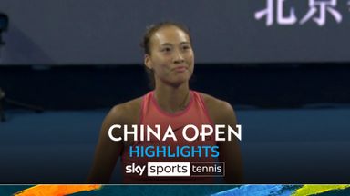 Zheng into last 16 of China Open after win over Podoroska