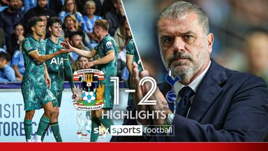 Highlights: Tottenham leave it late to see off Coventry