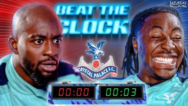 'He's cheated!' | Mateta and Eze play Beat The Clock