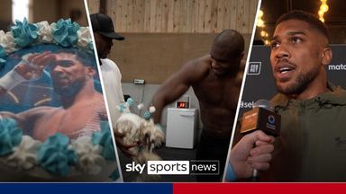 'He should focus on himself!' | AJ responds to Dubois' viral cake smash video!