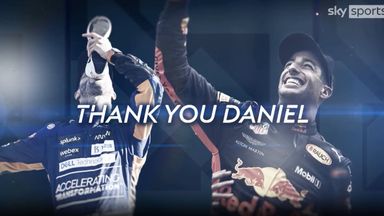 Thank you Daniel! Ricciardo's best F1 moments!