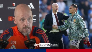 'He has to bounce back' | Ten Hag insists Antony is fighting for his position