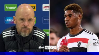 'Just rotation' | Ten Hag insists Rashford was not dropped against Palace