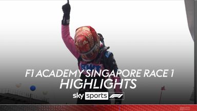 Pulling wins Singapore Race 1 | F1 Academy