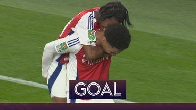 Sterling assists 17-year-old Nwaneri to double Arsenal’s lead