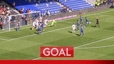 Hippolyte capitalises on indirect free-kick for AFC Wimbledon