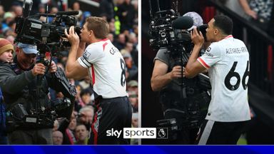 Scarily similar! Identical goals and assists from Trent and Gerrard