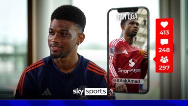 'It was my best red card!' | #AskAmad reveals all on Man Utd winger!