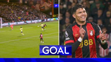 'Take off in the famous red and black!' | Evanilson nets first goal for Bournemouth