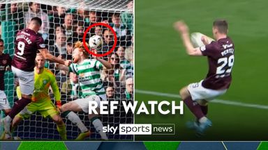 'That is harsh!' | Ref Watch on Hearts & Celtic penalty decisions