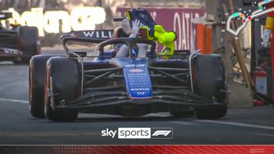 'How could you miss it?!' | Williams leave airbox in Albon's cockpit!