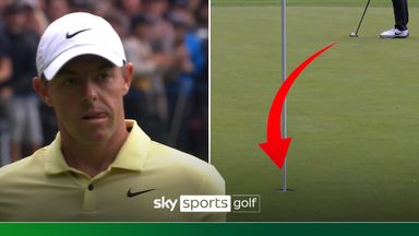 McIlroy's superb eagle on 17th hole at Wentworth