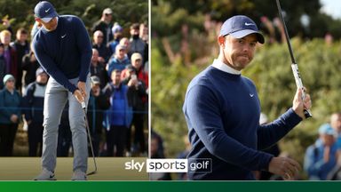 'A BIG move!' | McIlroy EAGLES on hole one to move within two of lead 