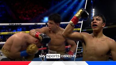 'He's not getting up!' | Munguia's ferocious finish downs Bazinyan