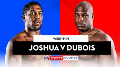 Joshua v Dubois Weigh-In LIVE!