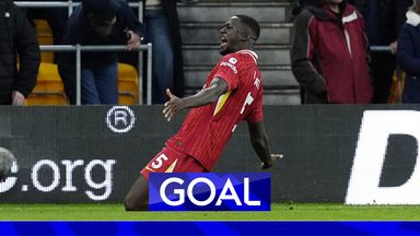 'Moment to cherish!' | Konate's first PL goal gives Liverpool lead