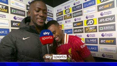 'Who decides this... Gary Neville?!' | Konate goes on hilarious POTM rant!