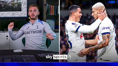 'We threw darts at a Richarlison cut-out!' | Maddison and Spurs' darts antics