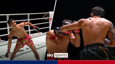 ‘Sends him crashing to the canvas!’ | Teeyai punishes Yoddoi with stinging left hook