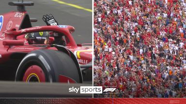 The moment Leclerc won in Monza | Ferrari and the Tifosi celebrate