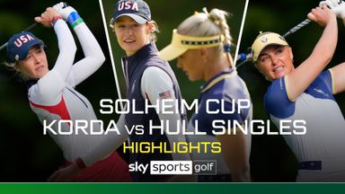 Hull dominates to beat Korda 6&4 | Singles match highlights