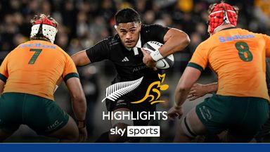 Highlights: All Blacks cruise to victory over the Wallabies