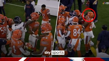 PUNCH is thrown to spark NFL brawl! | 'Watch what happens!'