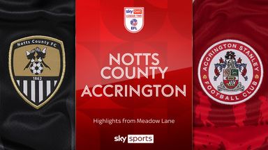 Notts County 2-0 Accrington