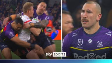 HEAVY hit within 20 seconds of NRL final sees player sin-binned!