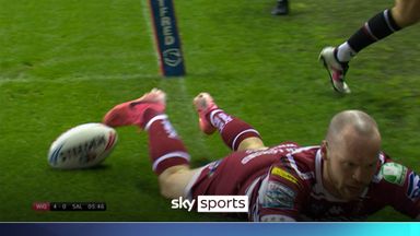 Marshall gets Wigan up and running with early try!