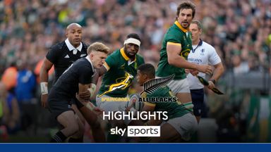 Highlights: South Africa come out victorious after close battle with All Blacks