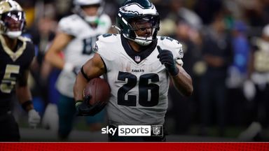 Barkley takes off for 65-YARD touchdown as Eagles stun Saints!