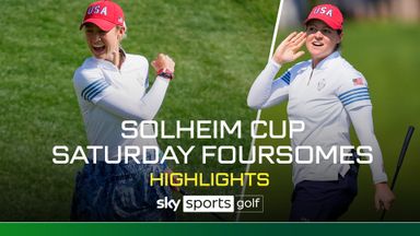 USA still in control after Saturday foursomes | Solheim Cup highlights