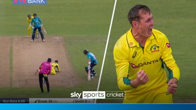 Six and out! | England captain Brook falls cheaply against Australia!